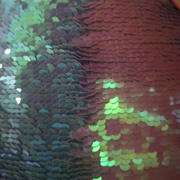 NWT Justice Blue & Purple Reversible Sequins Sloth w/ Marbled Soft Faux Fur 14" - Picture 11 of 11